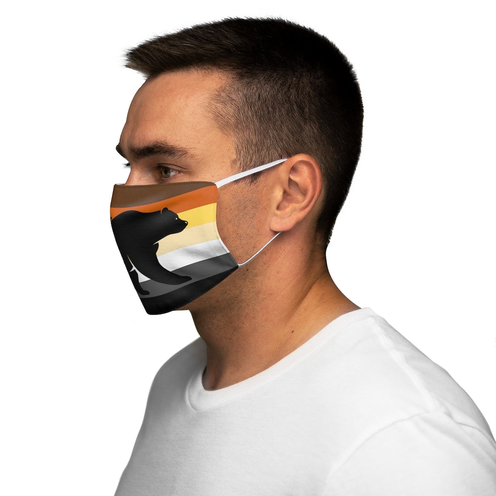 Masque facial en polyester/coton ajusté Gay Bear