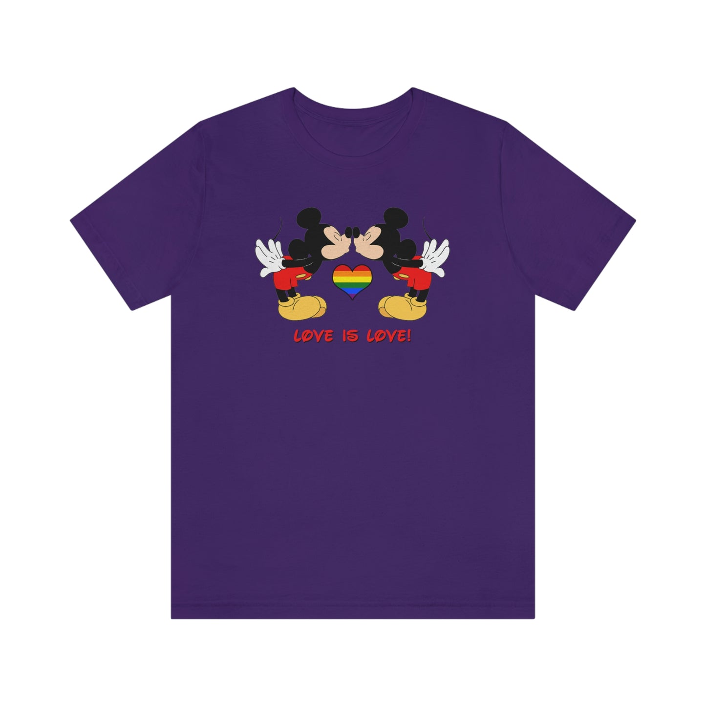 Gay Mice Love Is Love Adult Unisex T-Shirt