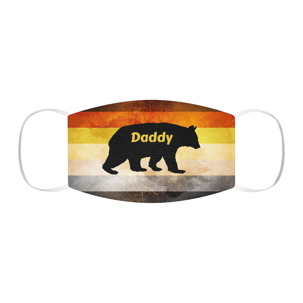 Masque facial en polyester/coton ajusté Daddy Bear