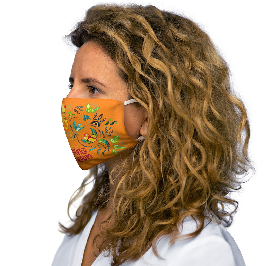 Masque facial en polyester ajusté