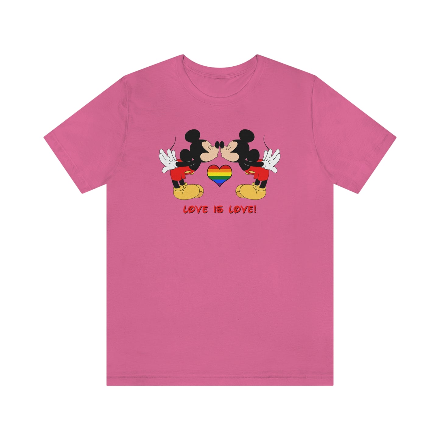 Gay Mice Love Is Love Adult Unisex T-Shirt