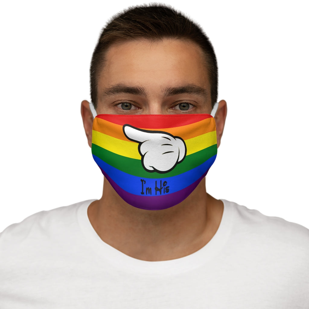 Je suis son masque facial en polyester/coton ajusté à la main de la souris