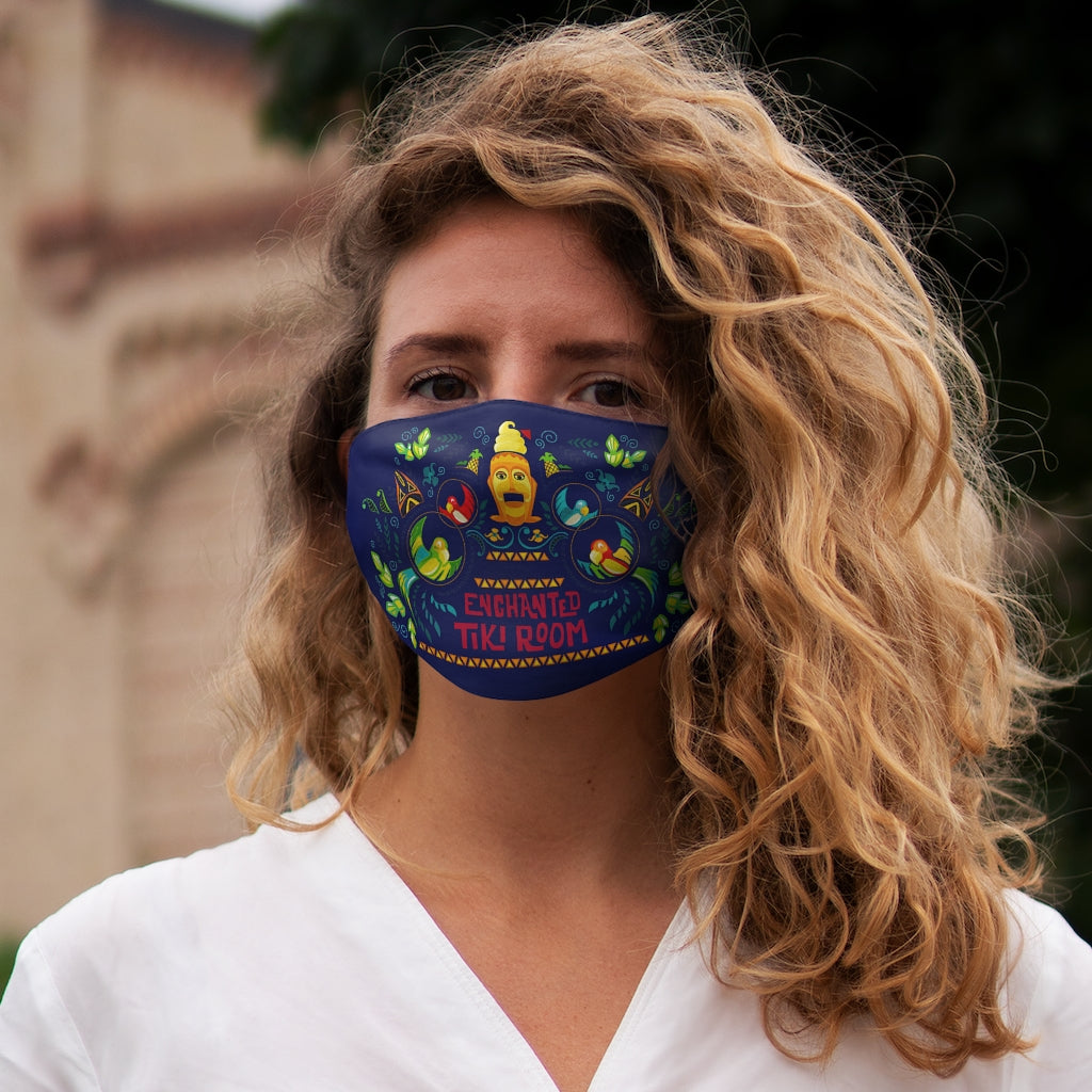 Masque facial en polyester ajusté