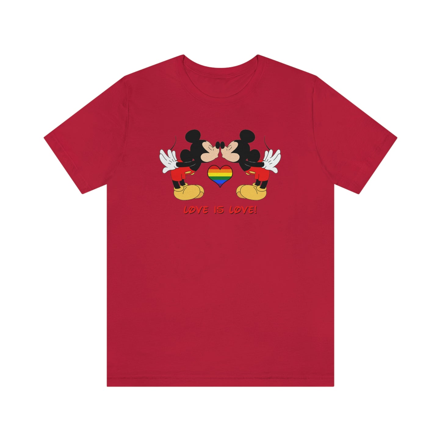 Gay Mice Love Is Love Adult Unisex T-Shirt