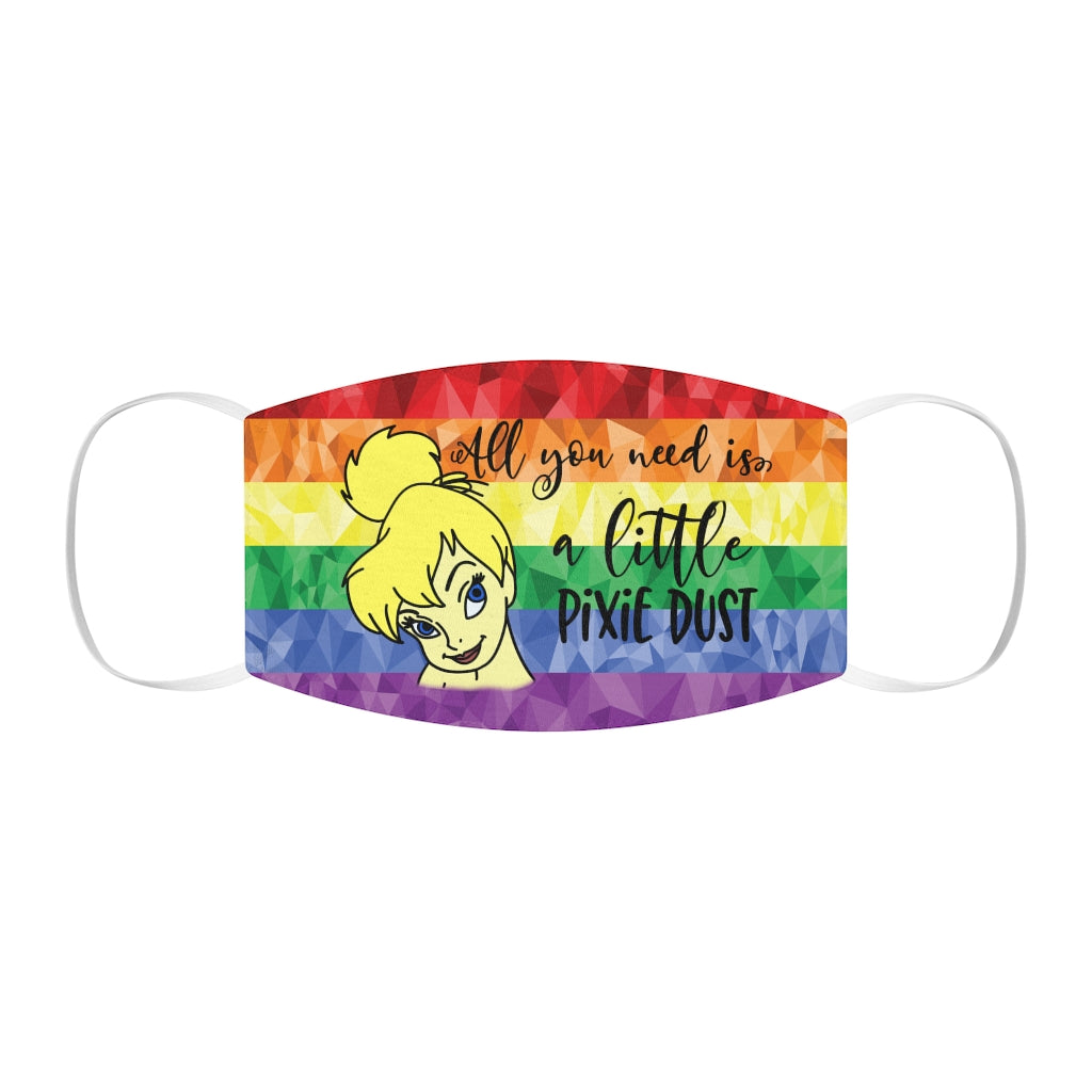 Pixie Dust Snug-Fit Polyester/Cotton Face Mask