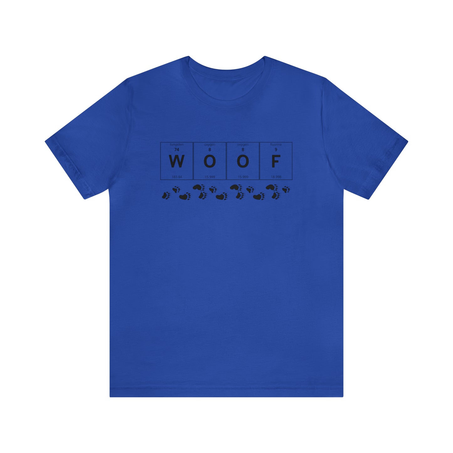 WOOF Periodic Table Gay Bear Unisex Short Sleeve T-Shirt