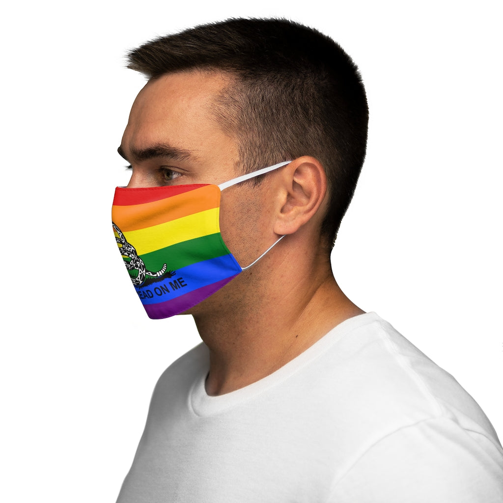 Don't Tread on Me Snug-Fit Polyester/Cotton Face Mask