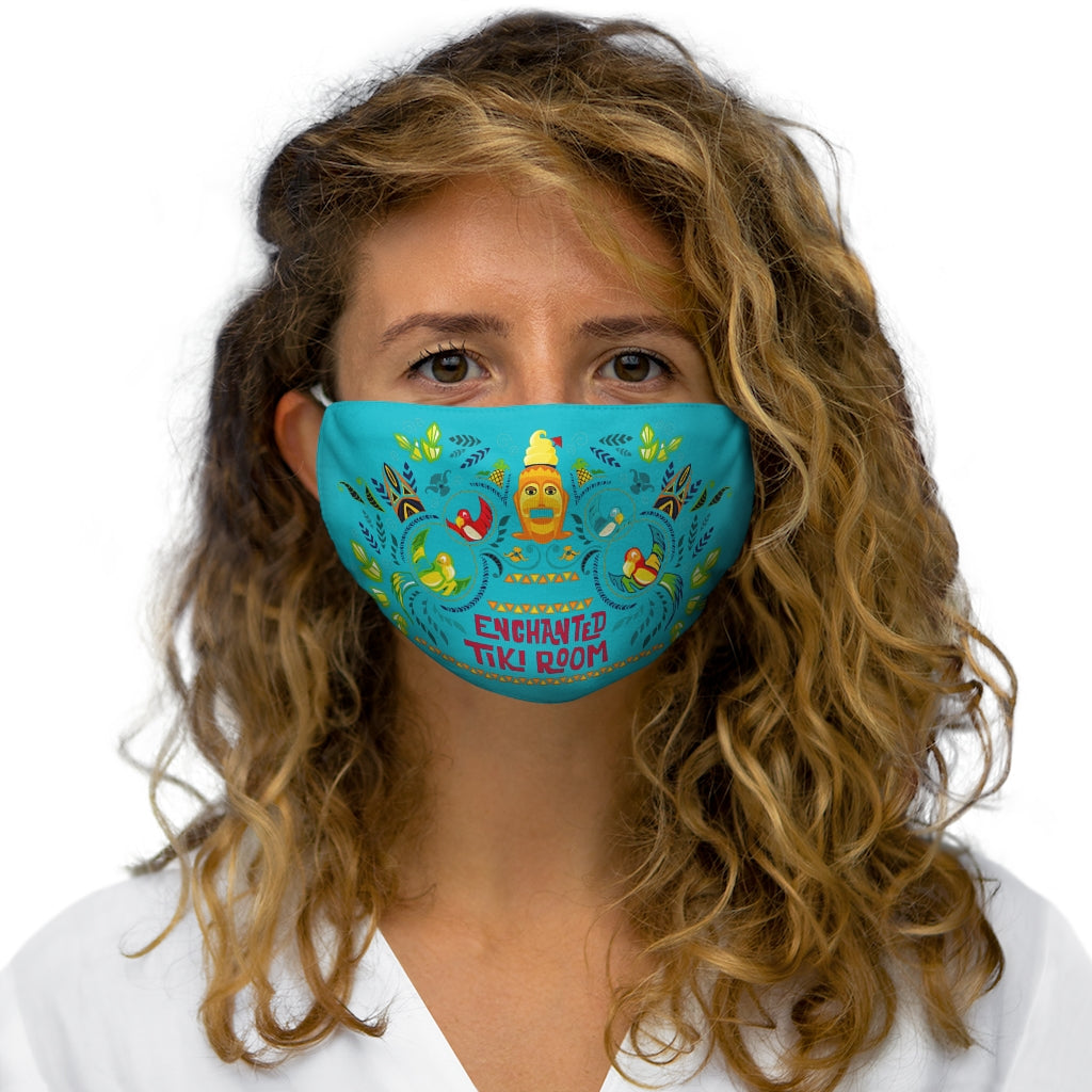 Mascarilla facial de poliéster ajustada