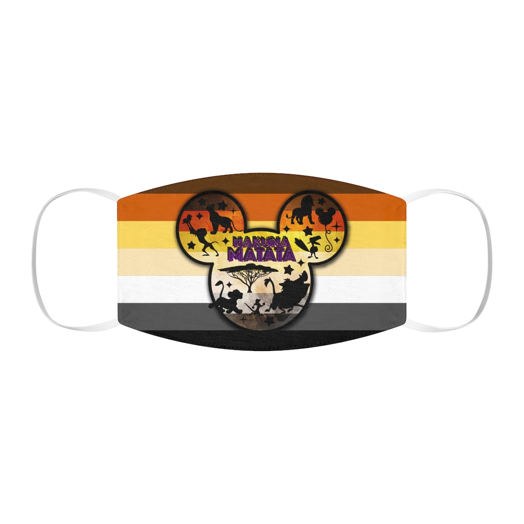 Masque facial en polyester/coton ajusté Hakuna Matata Gay Bear Pride