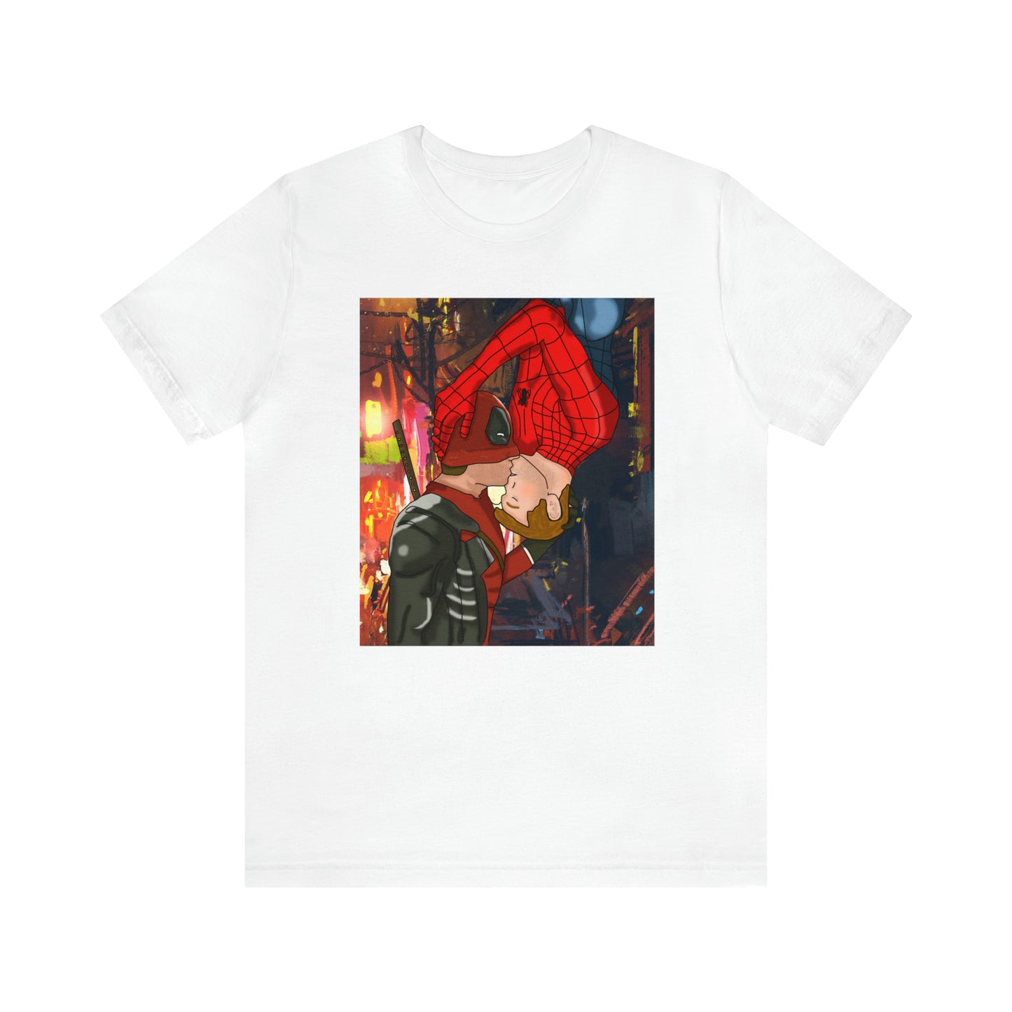 Superhéroe Fantasía Unisex Jersey camiseta de manga corta