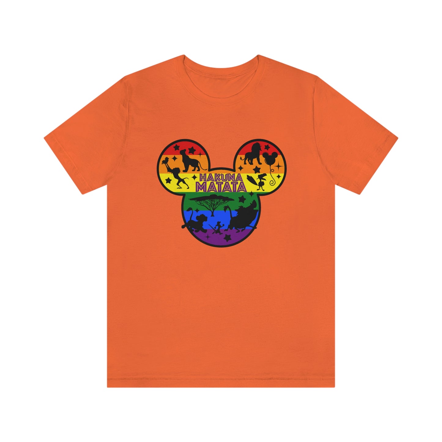 Hakuna Matata LGBTQ Rainbow Pride Adult Unisex T-Shirt