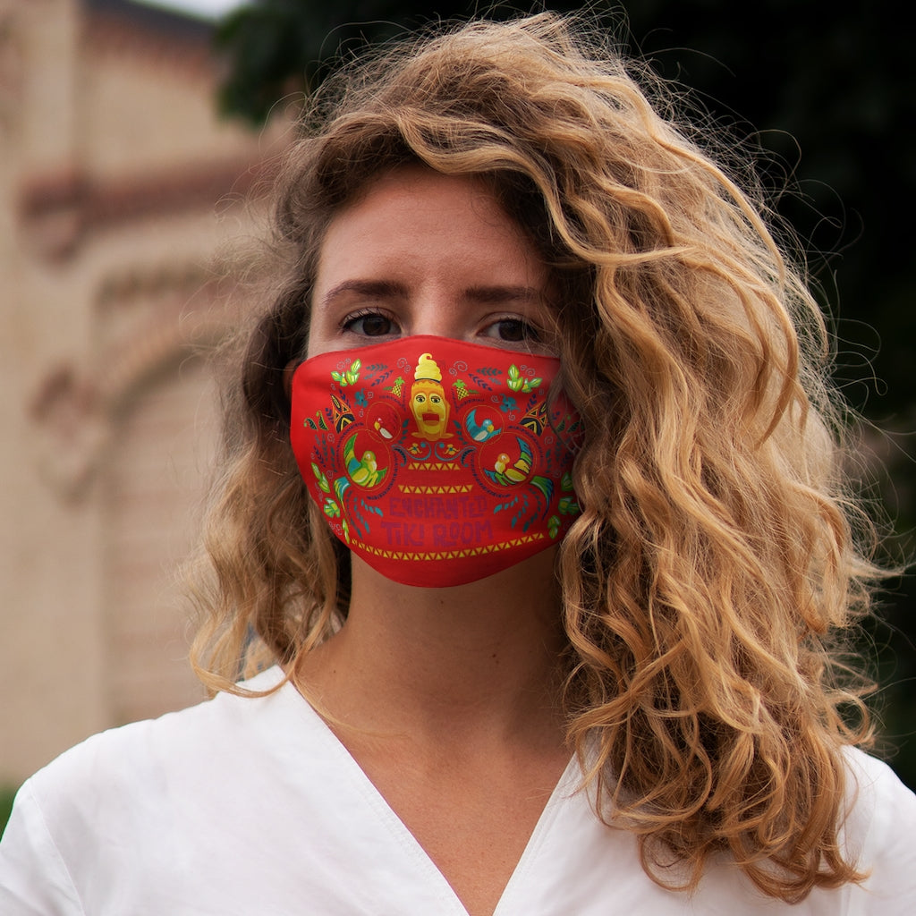 Masque facial en polyester ajusté