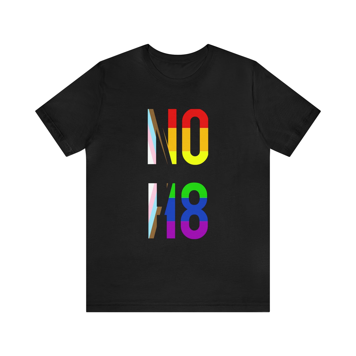 NO H8 LGBTQ+ Pride Unisex Jersey Short Sleeve T-Shirt