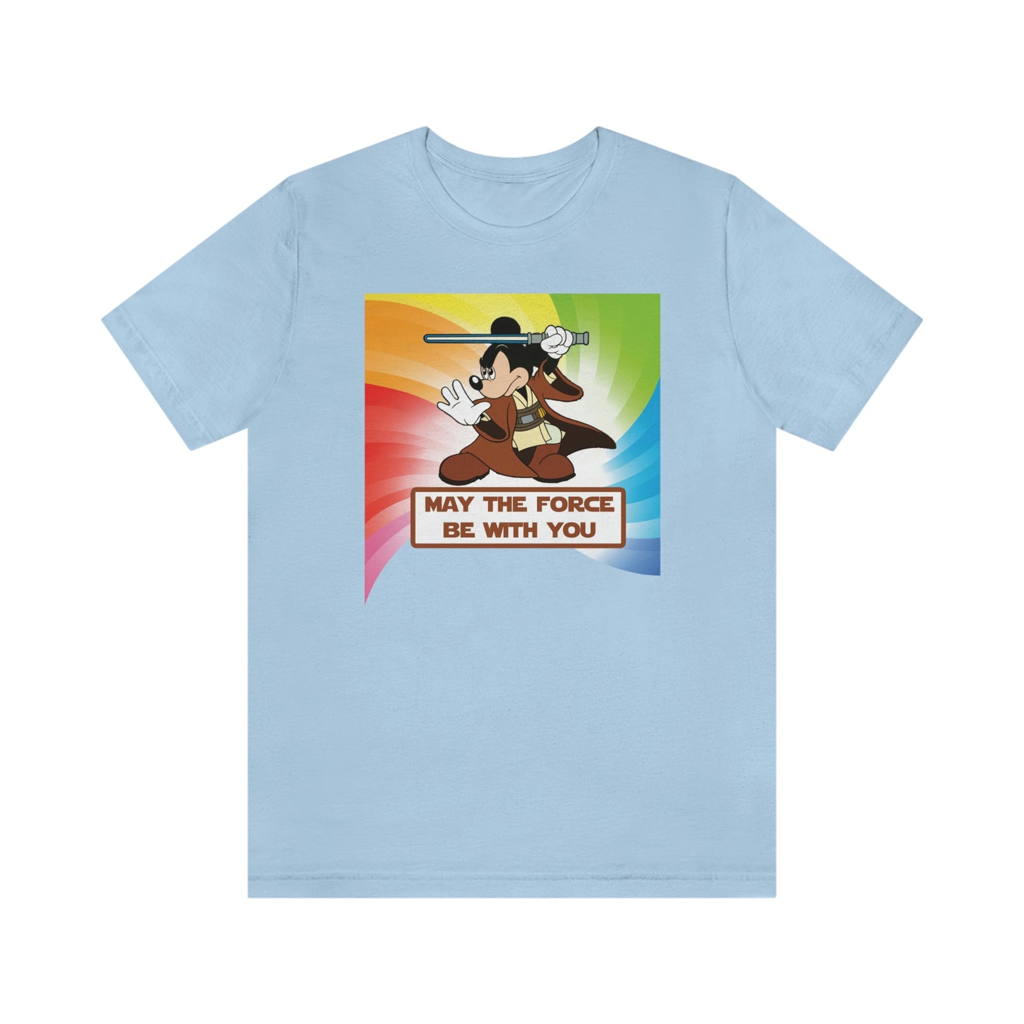 Gay Rainbow Jedi Mouse - Camiseta unisex para adultos