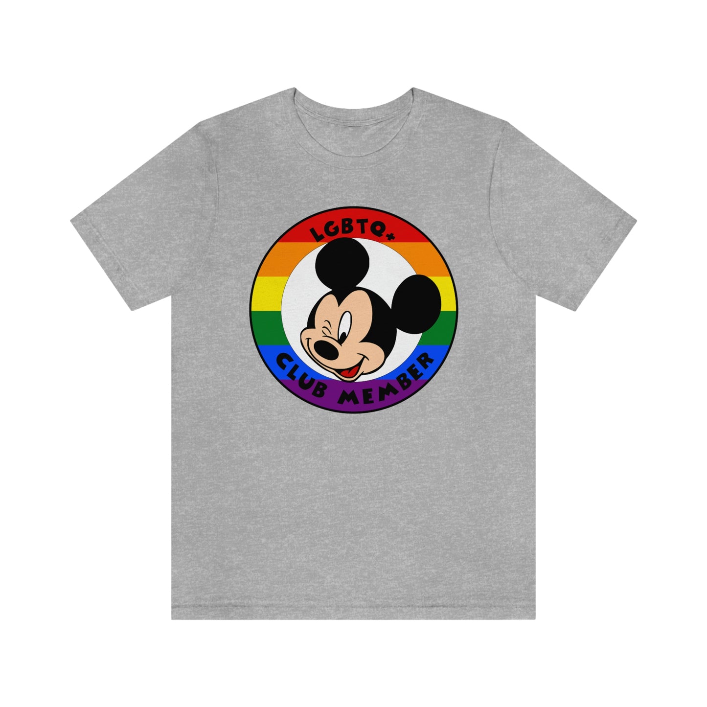 LGBTQ+ Mouse Club Adult Unisex T-Shirt