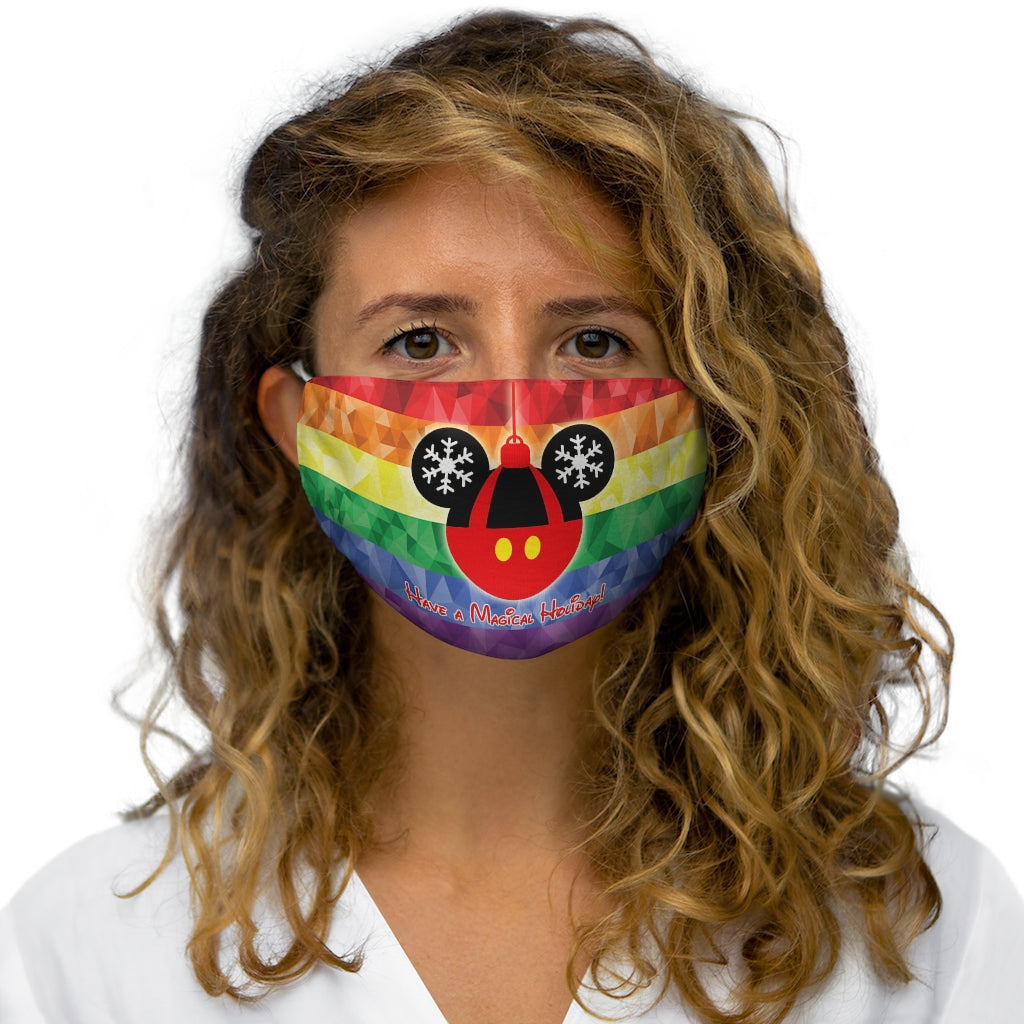 Have a Magical Holiday Snug-Fit Polyester/Cotton Face Mask