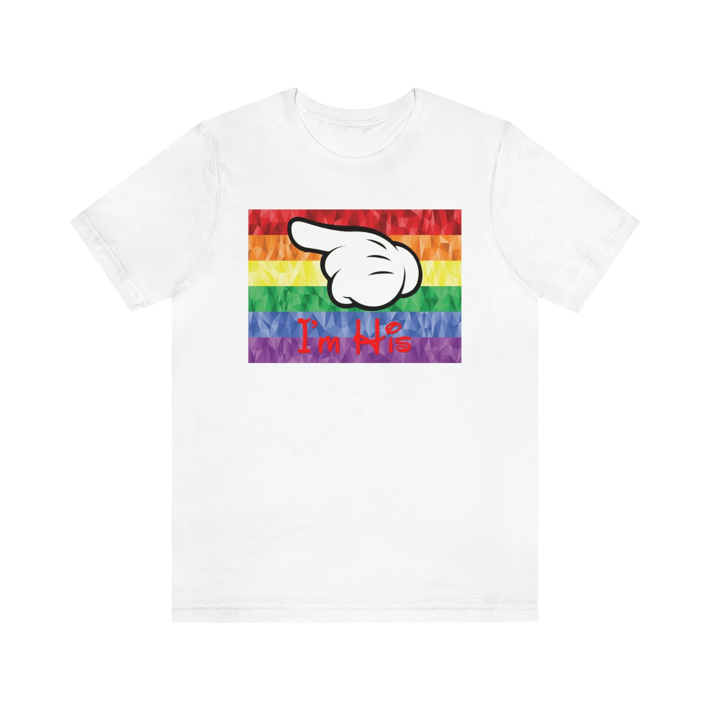 I'm His Mouse Hand Pointing Right Adult T-Shirt