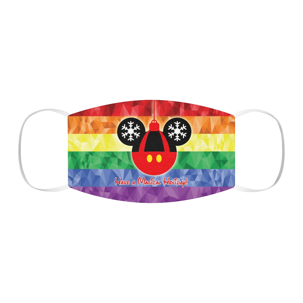 Have a Magical Holiday Snug-Fit Polyester/Cotton Face Mask