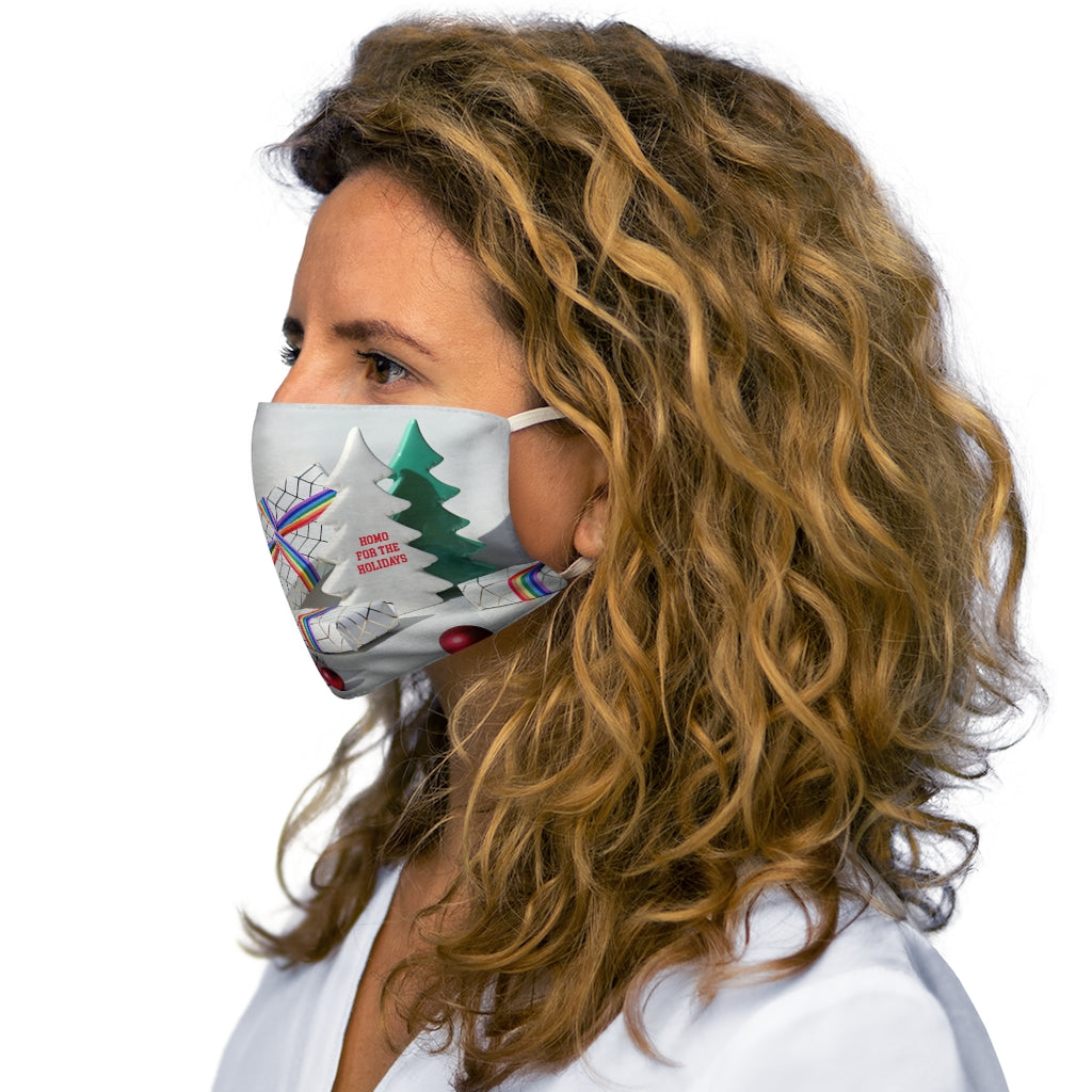 Masque facial en polyester/coton ajusté Homo pour les vacances