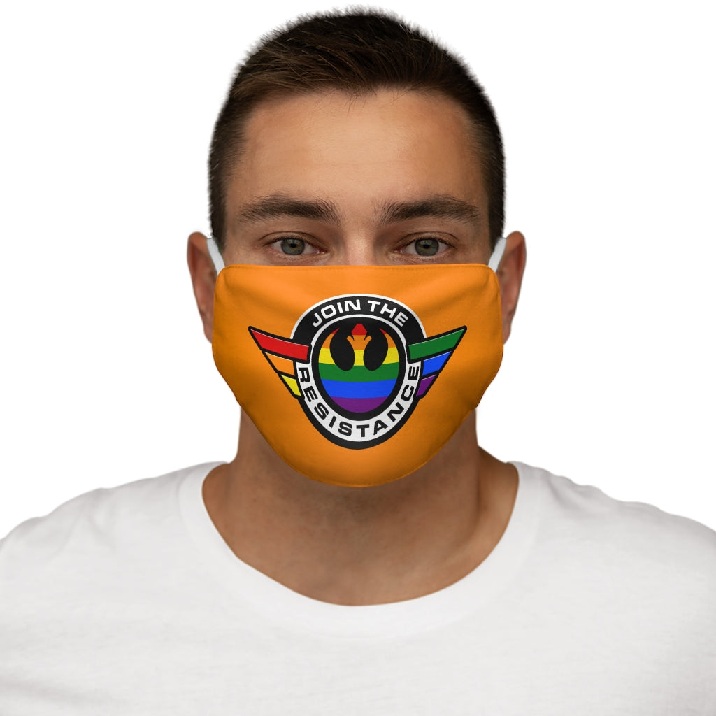 LGBTQ Rejoignez le masque facial en polyester/coton Resistance Snug-Fit