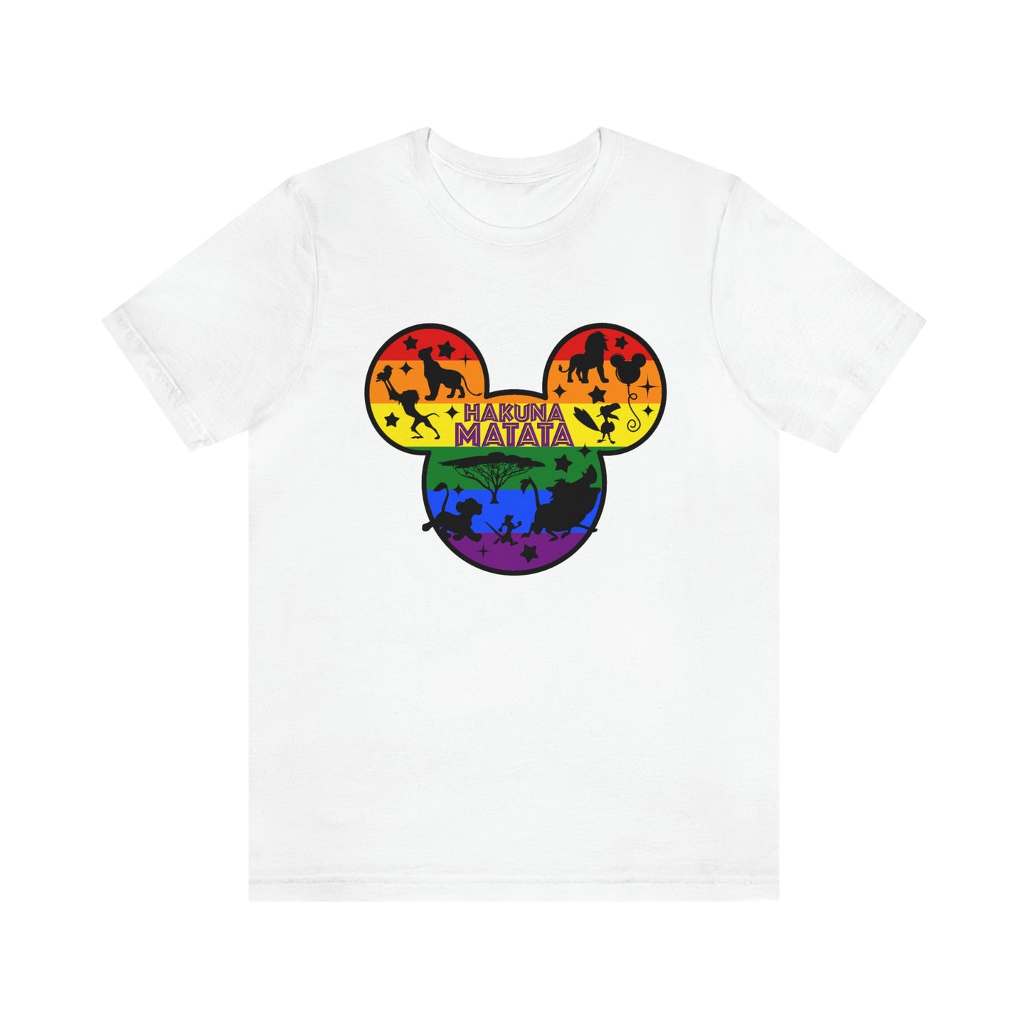 Hakuna Matata LGBTQ Rainbow Pride Adult Unisex T-Shirt
