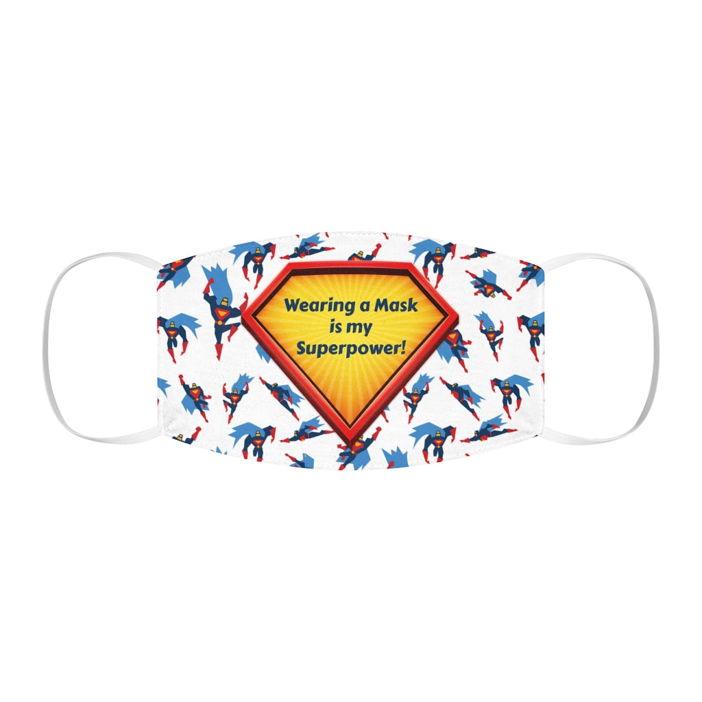 Masque facial en polyester/coton Superpower Snug-Fit