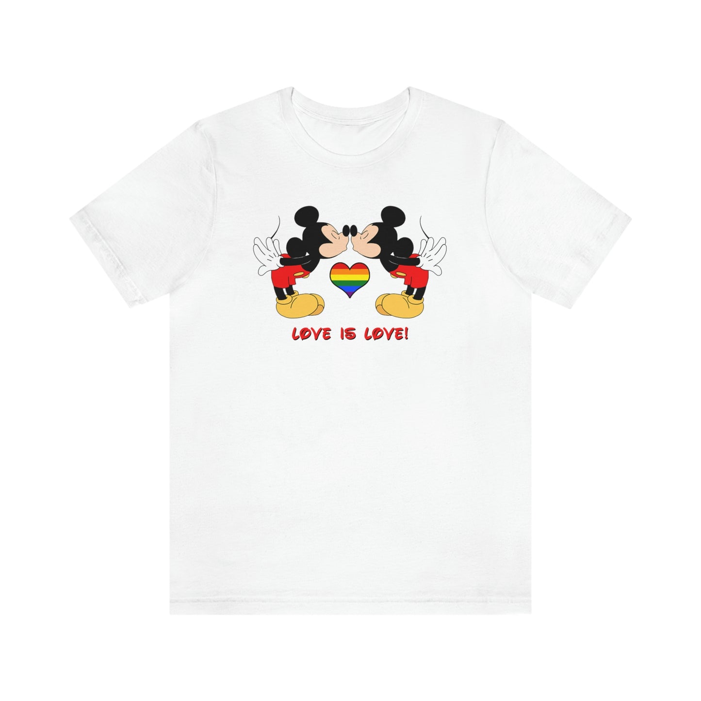 Gay Mice Love Is Love Adult Unisex T-Shirt