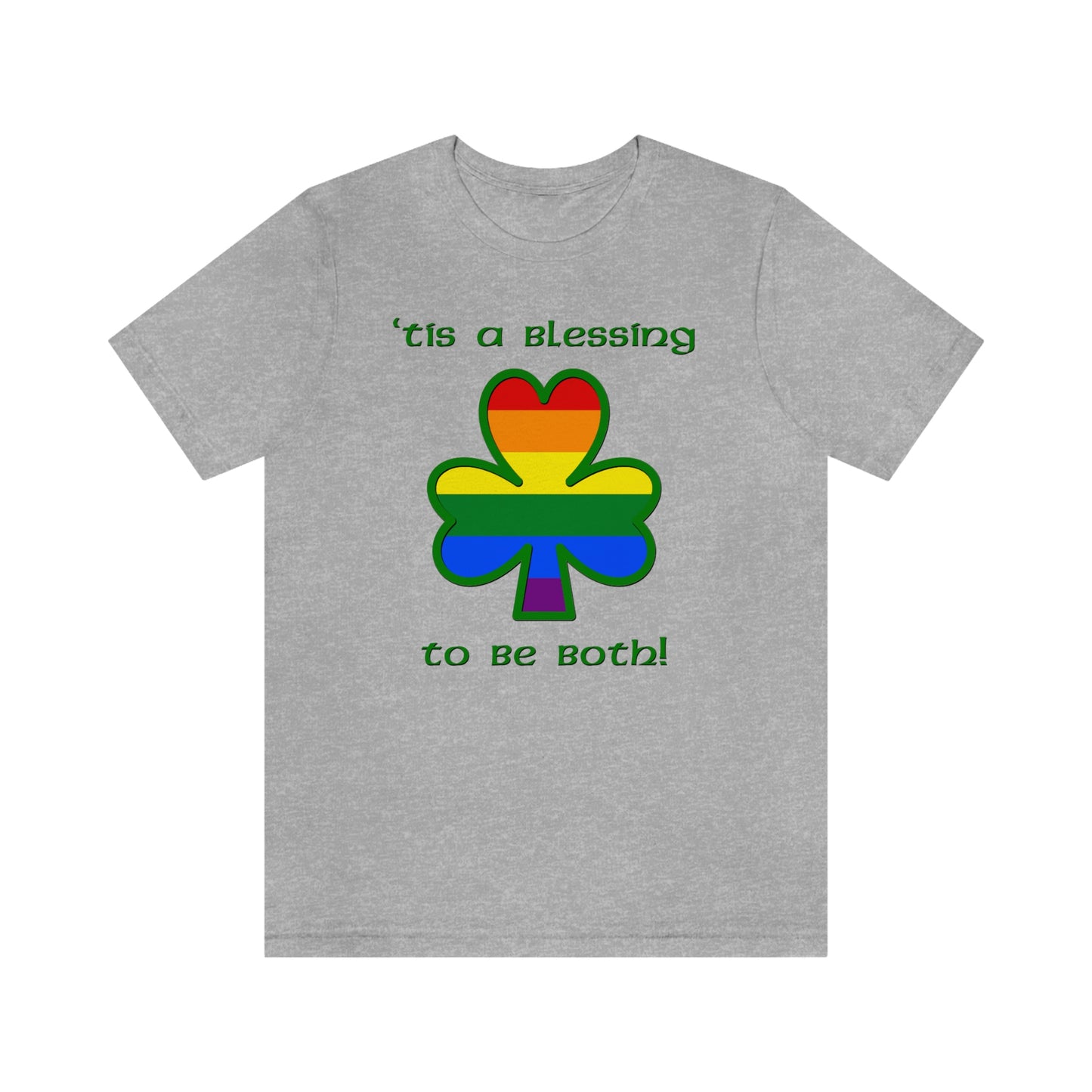 Camiseta unisex para adultos 'Es una bendición ser ambos