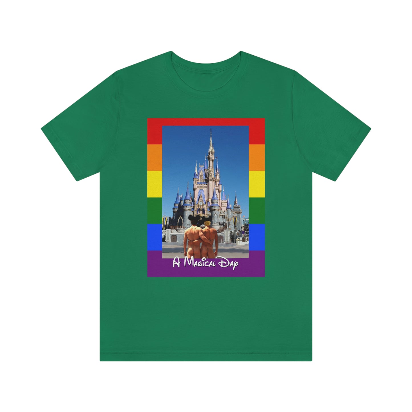 Camisetas para adultos del Orgullo Gay de un día mágico