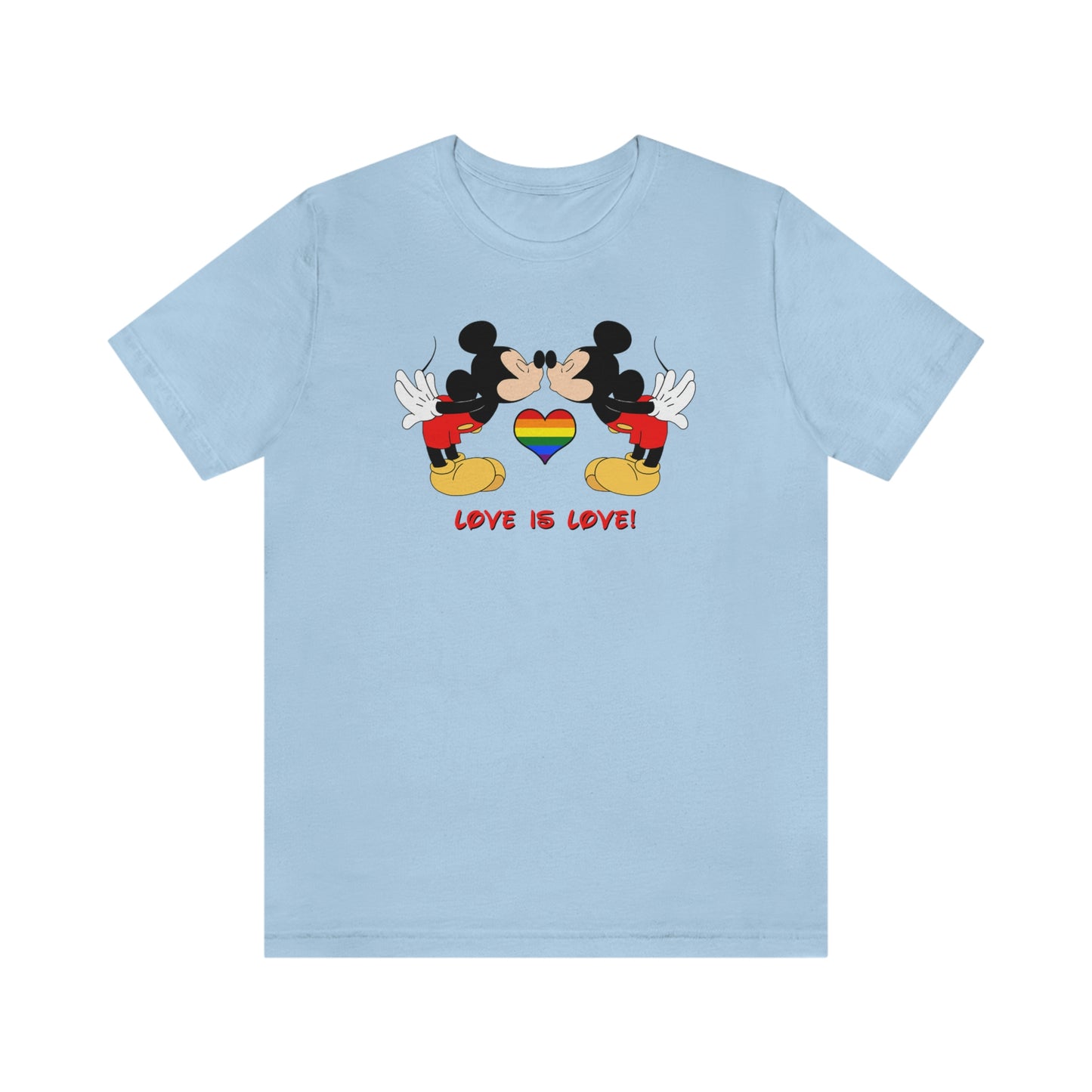 Gay Mice Love Is Love Adult Unisex T-Shirt
