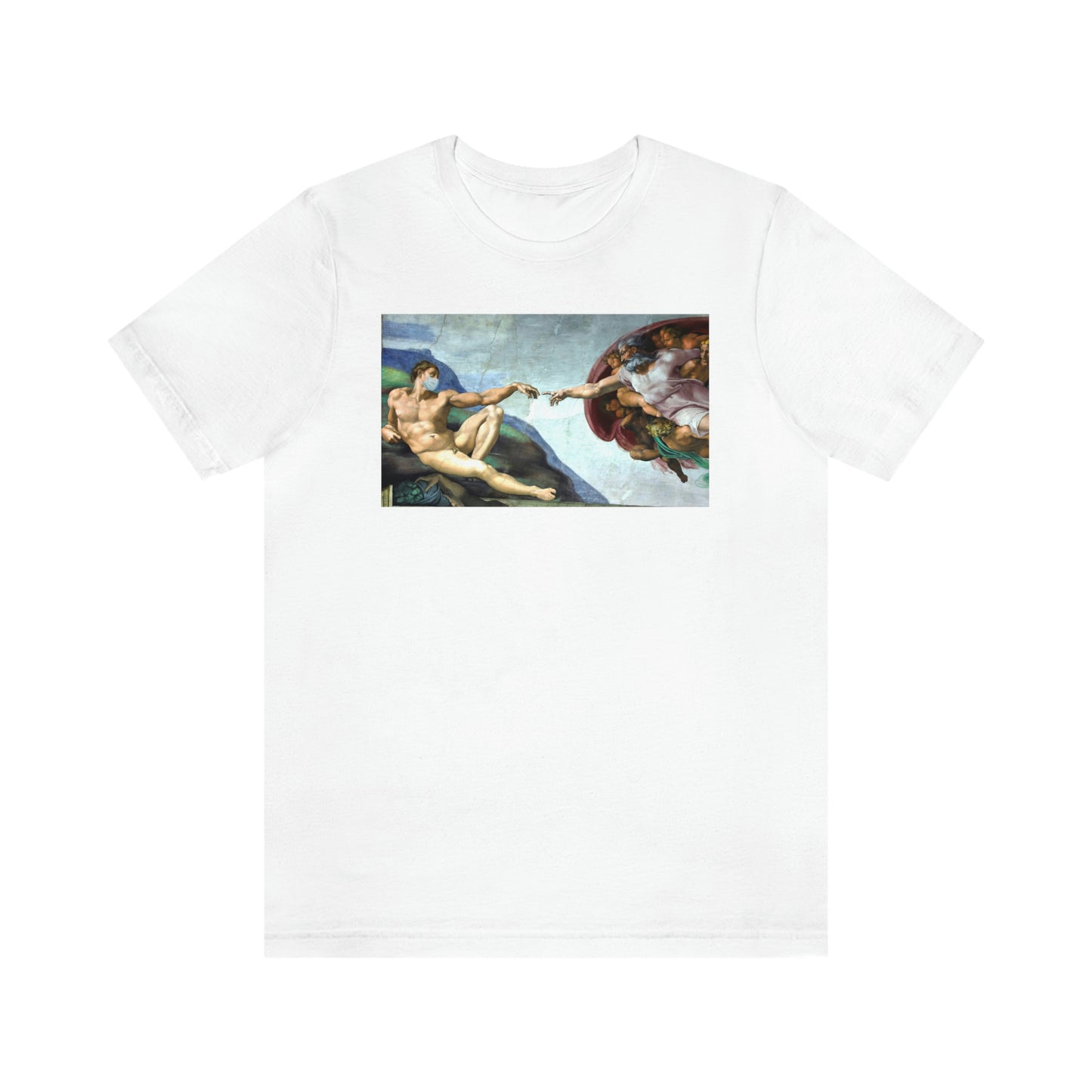 Adam Wears A Face Mask Adult Unisex T-Shirt