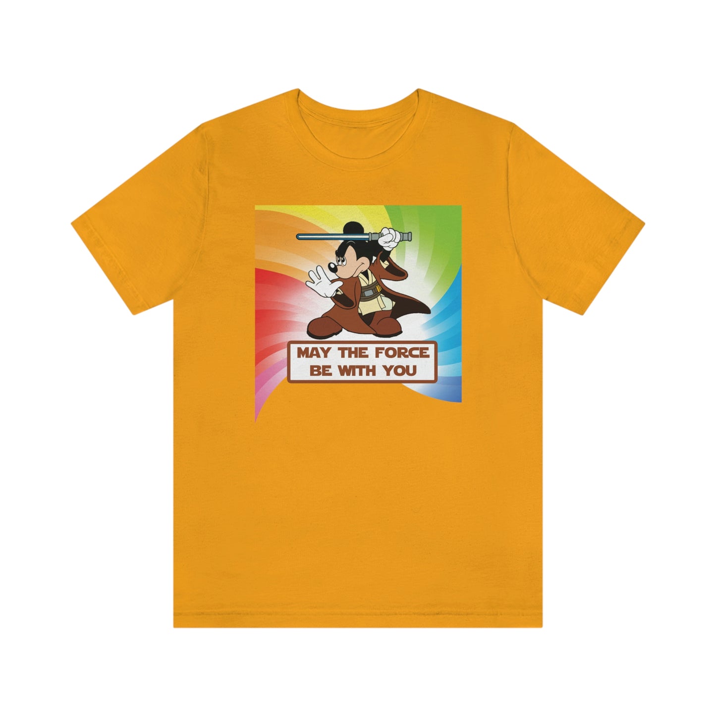 Gay Rainbow Jedi Mouse - Camiseta unisex para adultos