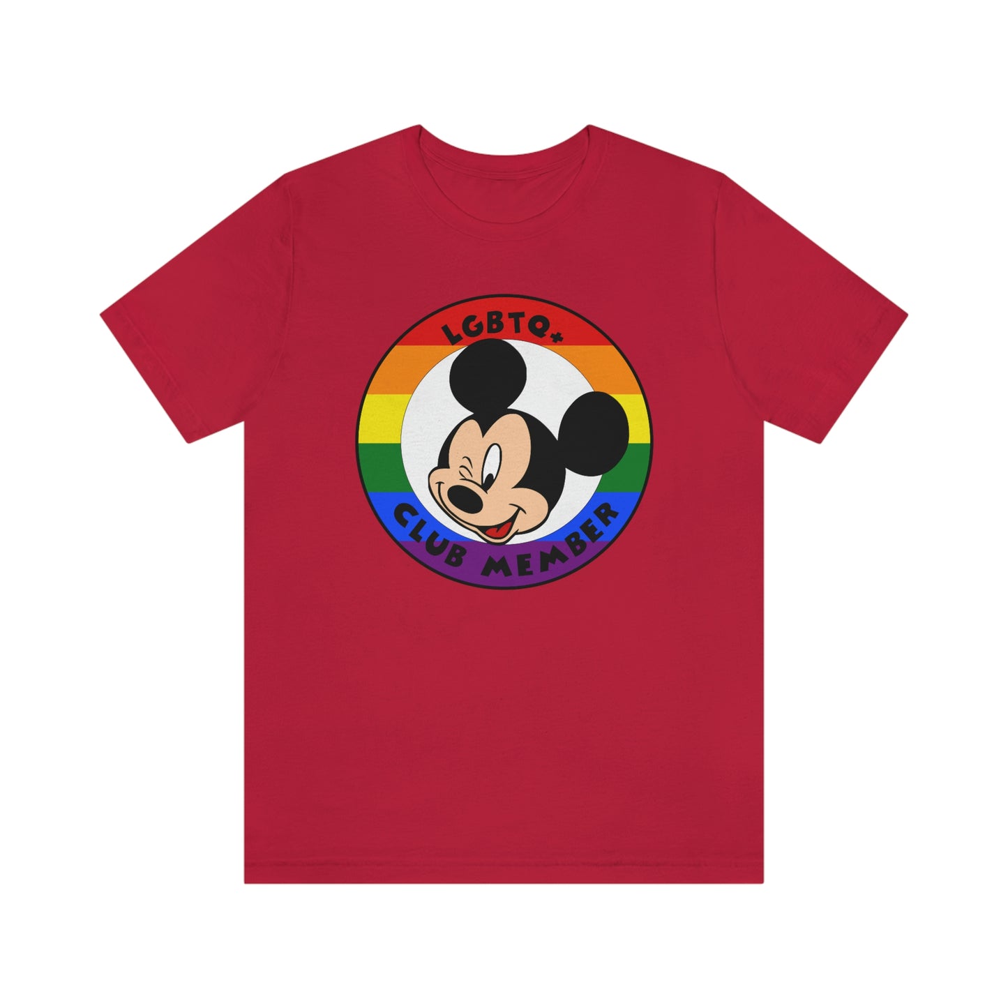 LGBTQ+ Mouse Club Adult Unisex T-Shirt