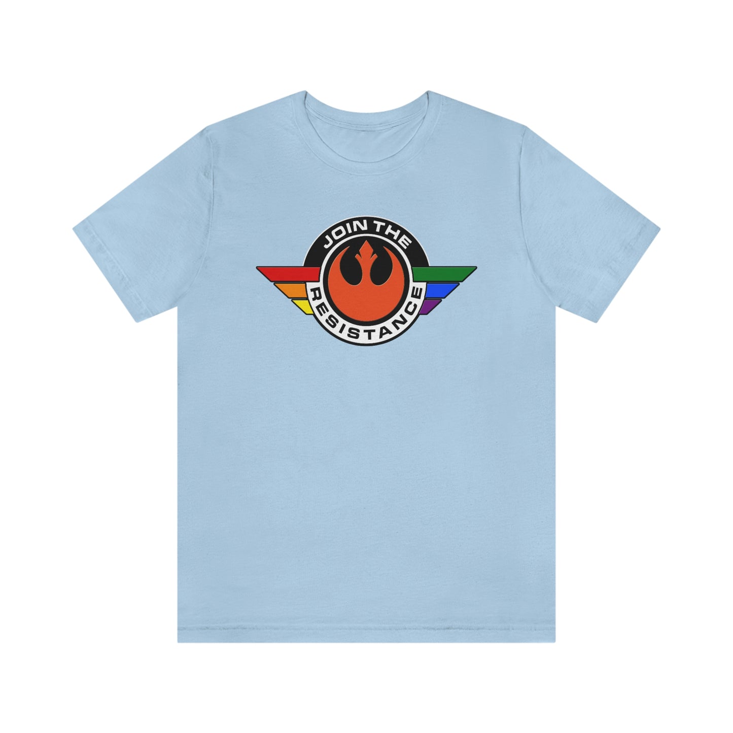 Únete a la camiseta unisex para adultos del Orgullo LGBTQ de la Resistencia