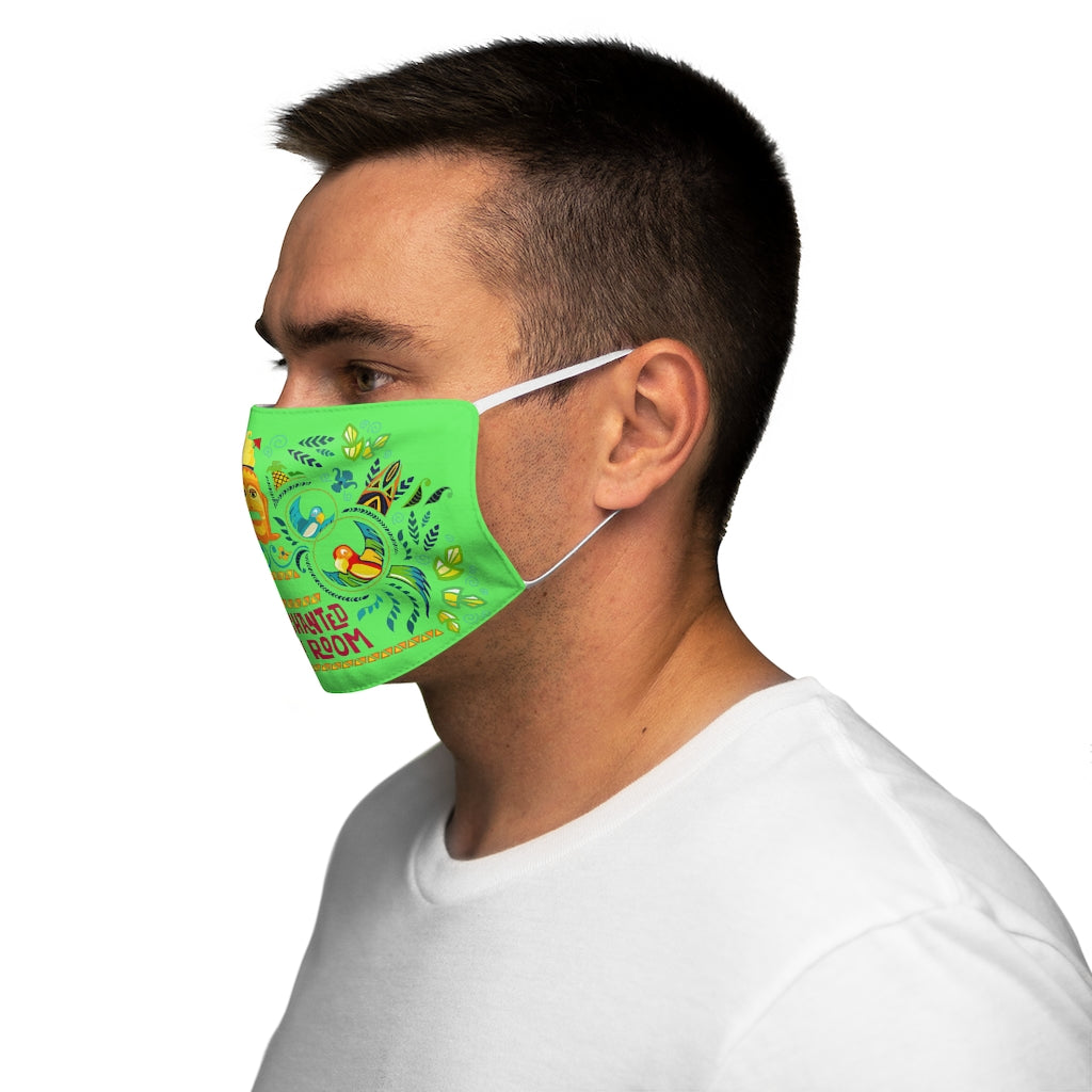 Mascarilla facial de poliéster/algodón Enchanted Tiki Snug-Fit