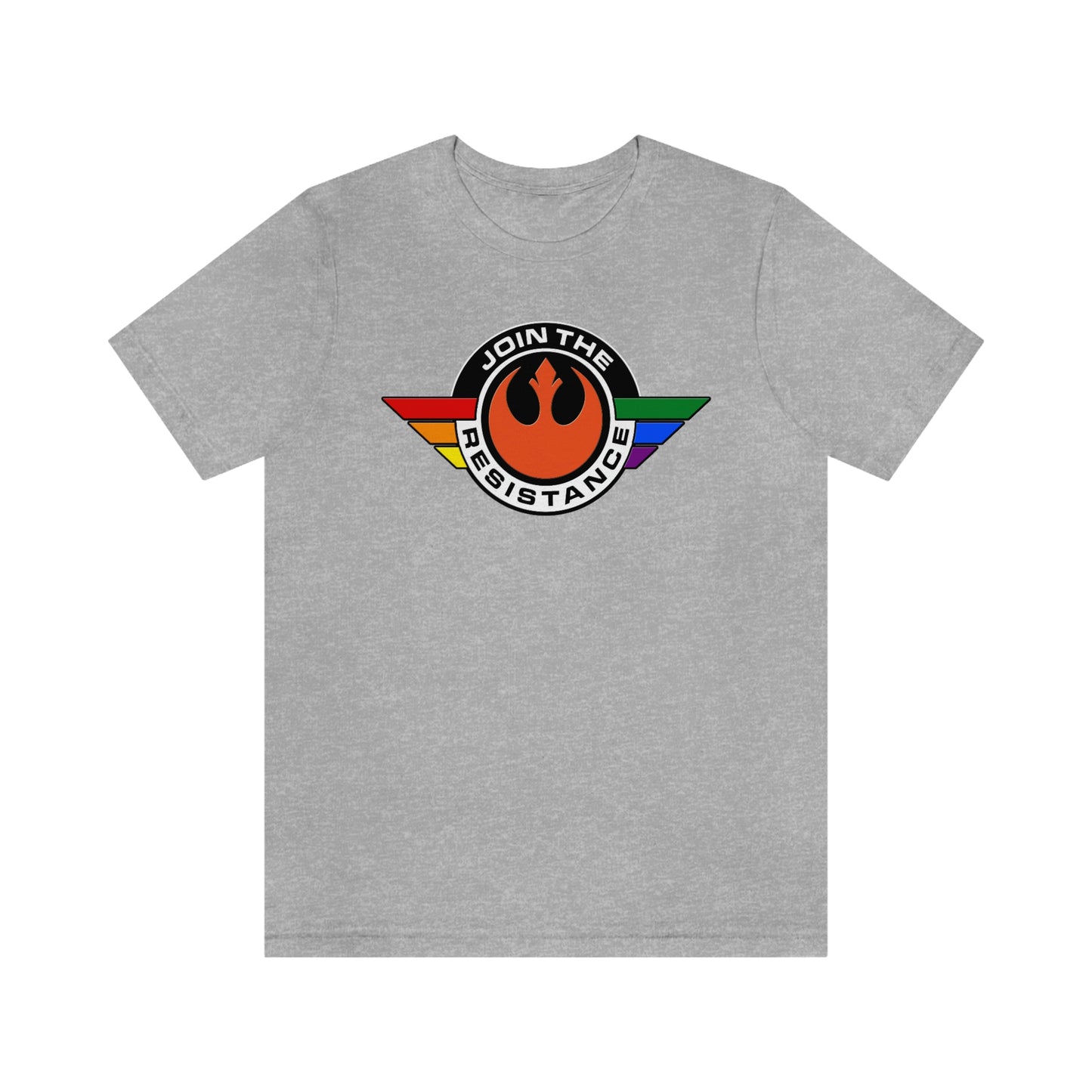 Únete a la camiseta unisex para adultos del Orgullo LGBTQ de la Resistencia