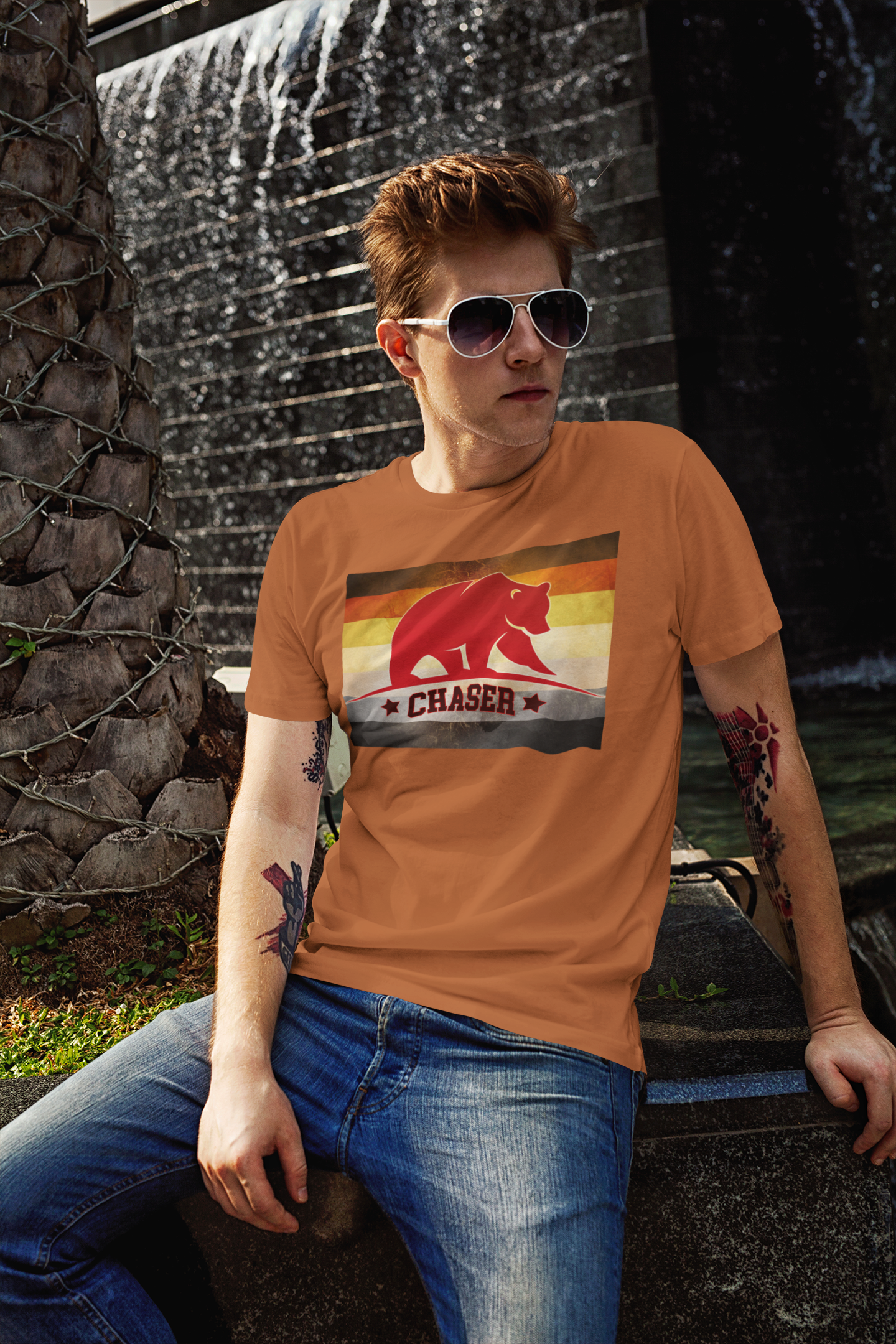 T-shirt adulte Gay Bear Chaser