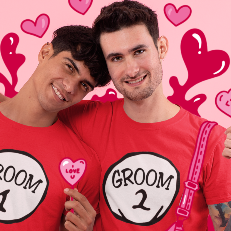Camiseta para adulto Gay Groom 2