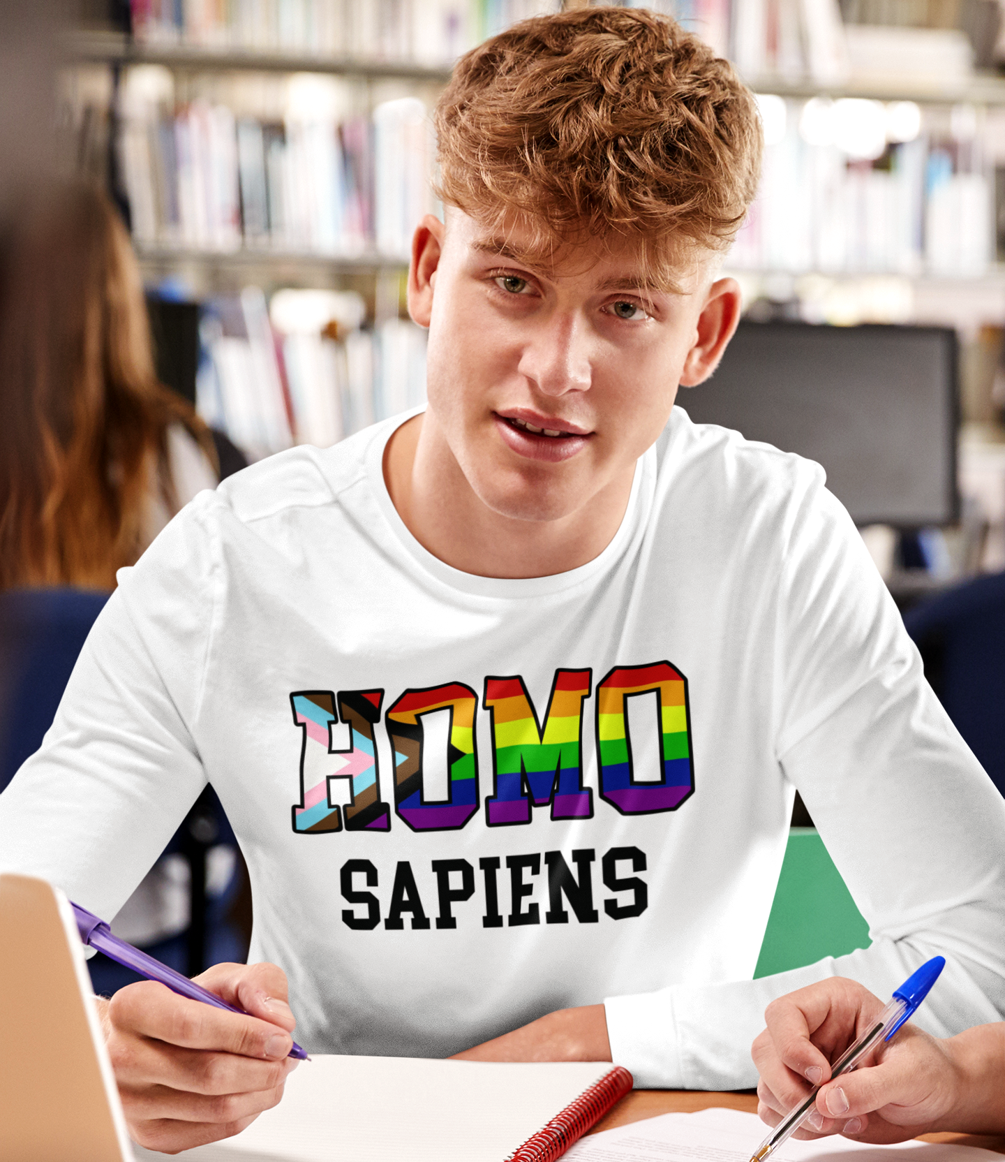 HOMO SAPIENS Adult Long Sleeve T-Shirt