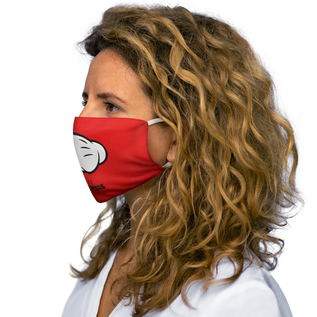Je suis son masque facial en polyester/coton ajusté