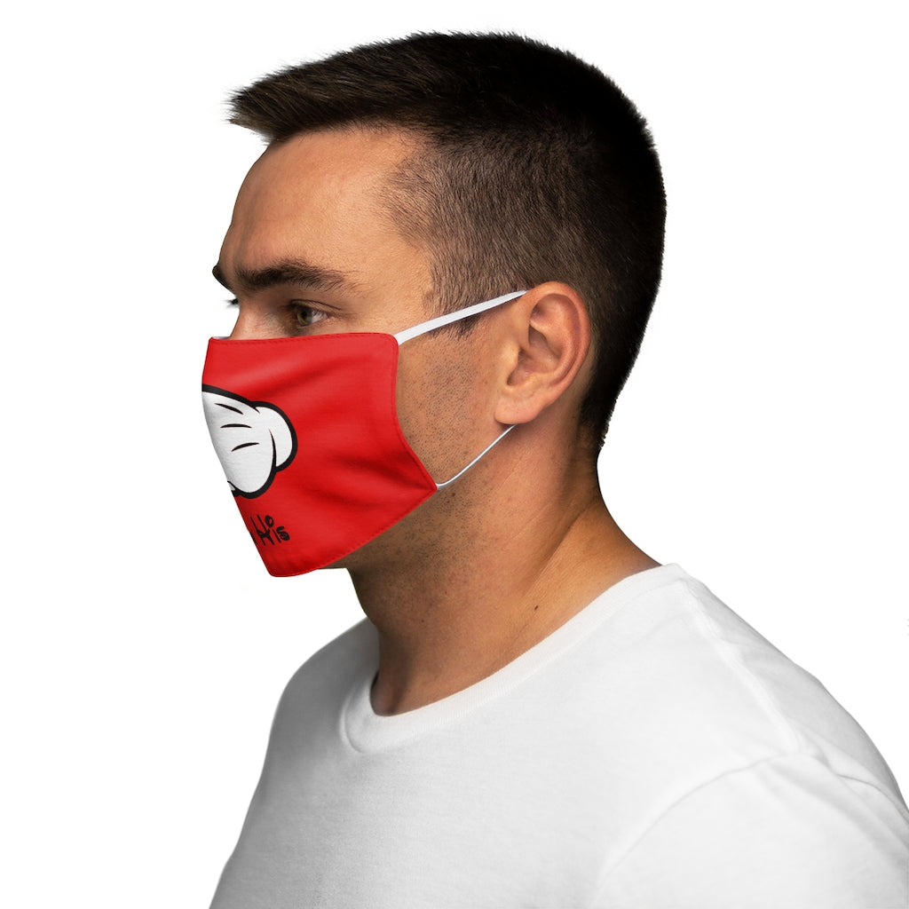Je suis son masque facial en polyester/coton ajusté à la main de la souris