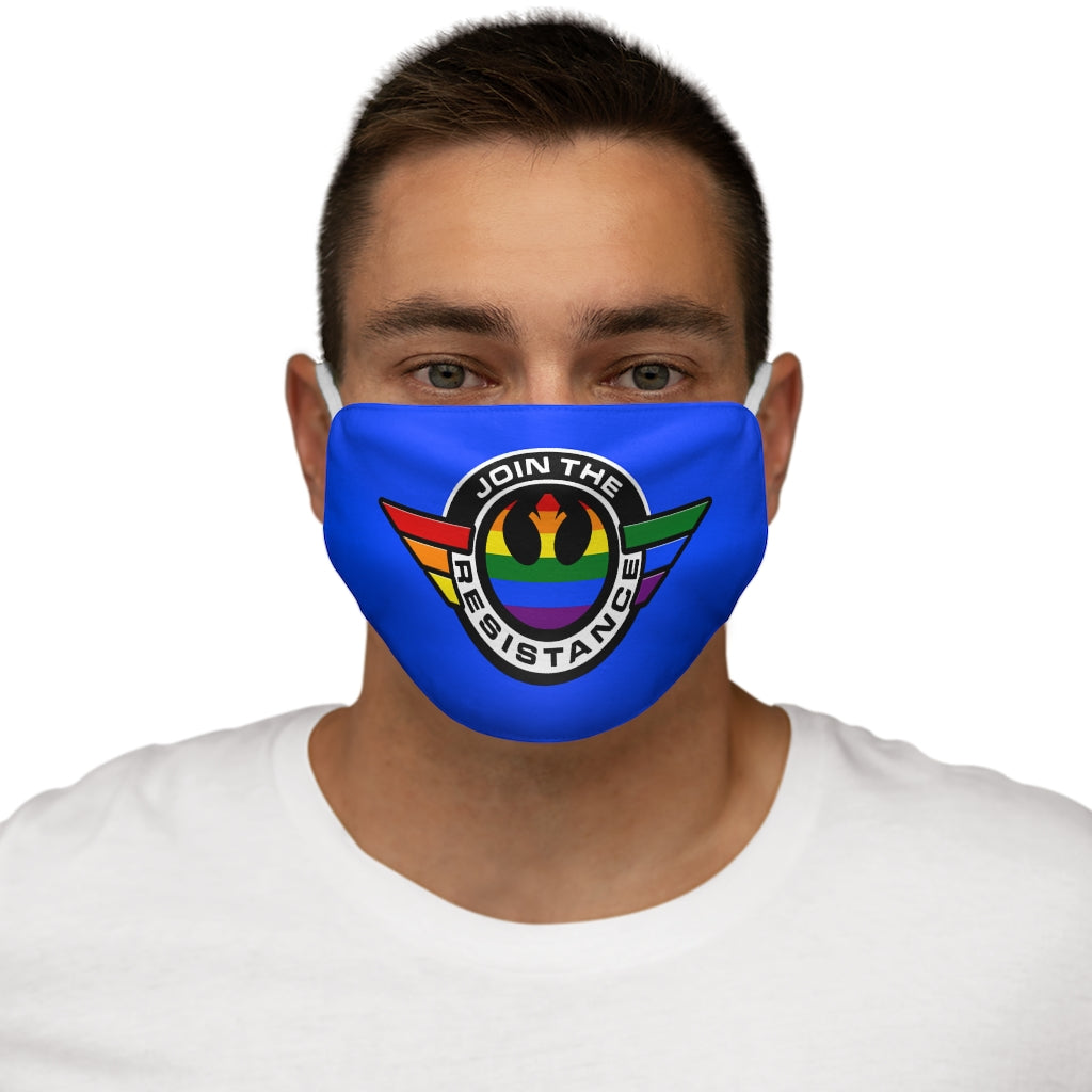 LGBTQ Rejoignez le masque facial en polyester/coton Resistance Snug-Fit