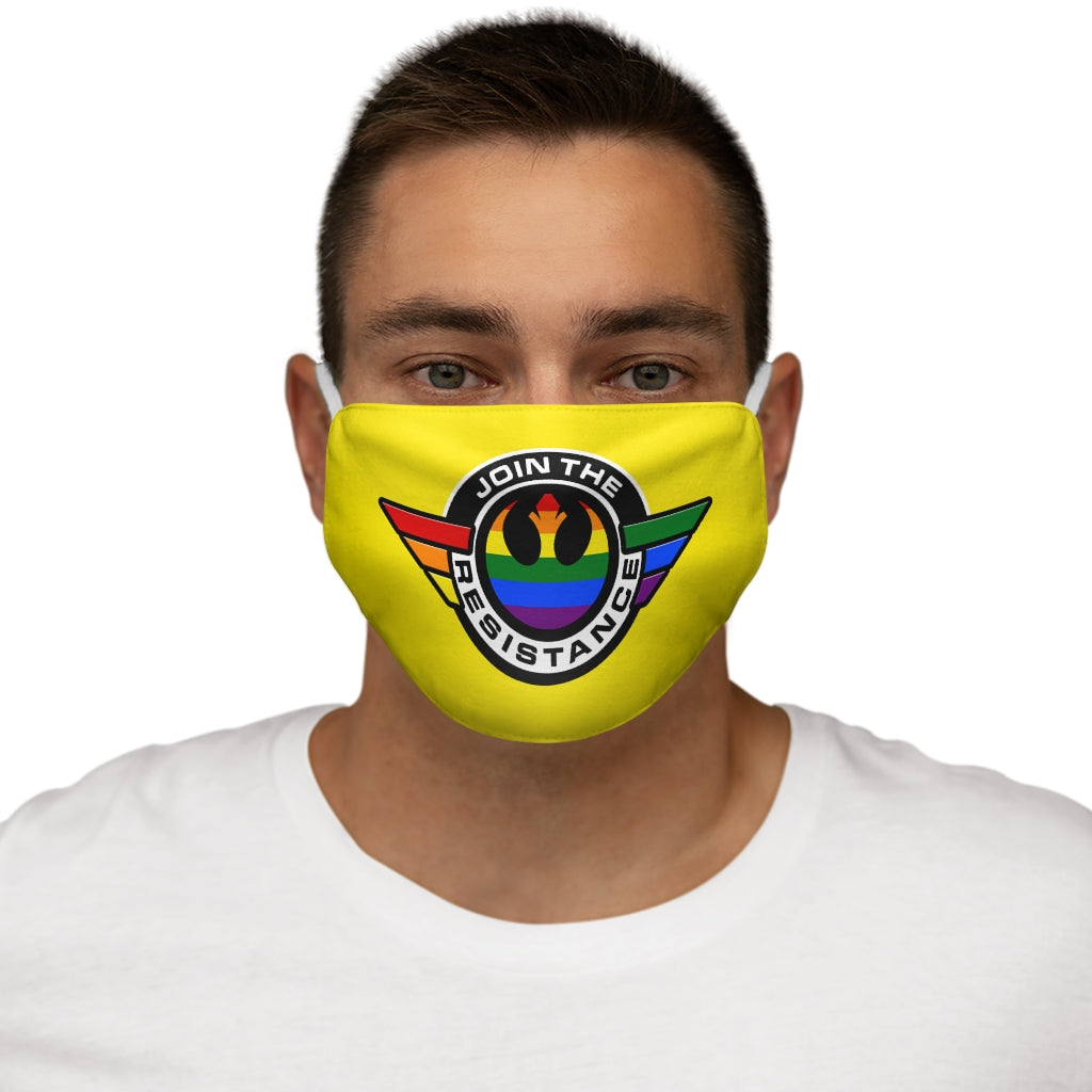 LGBTQ Rejoignez le masque facial en polyester/coton Resistance Snug-Fit