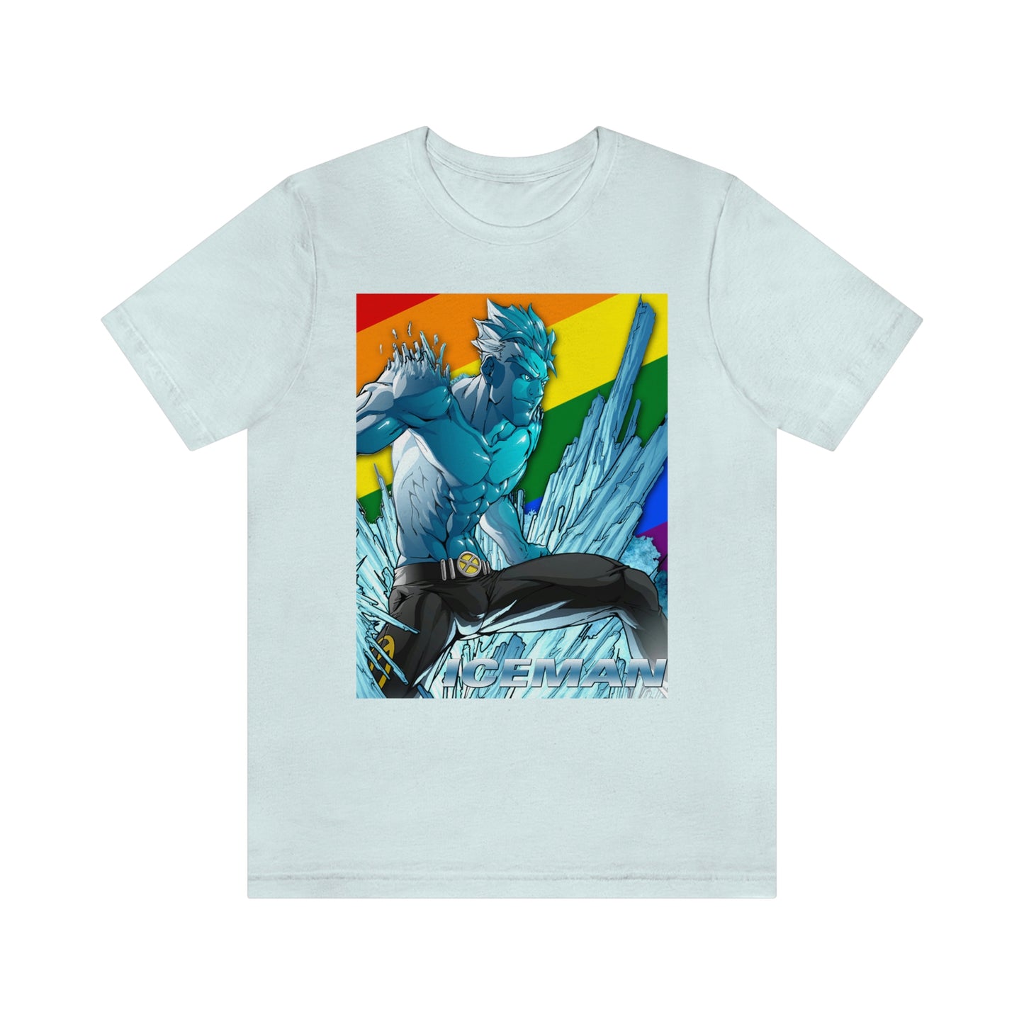 Gay Iceman Superhero Adult Unisex T-Shirt