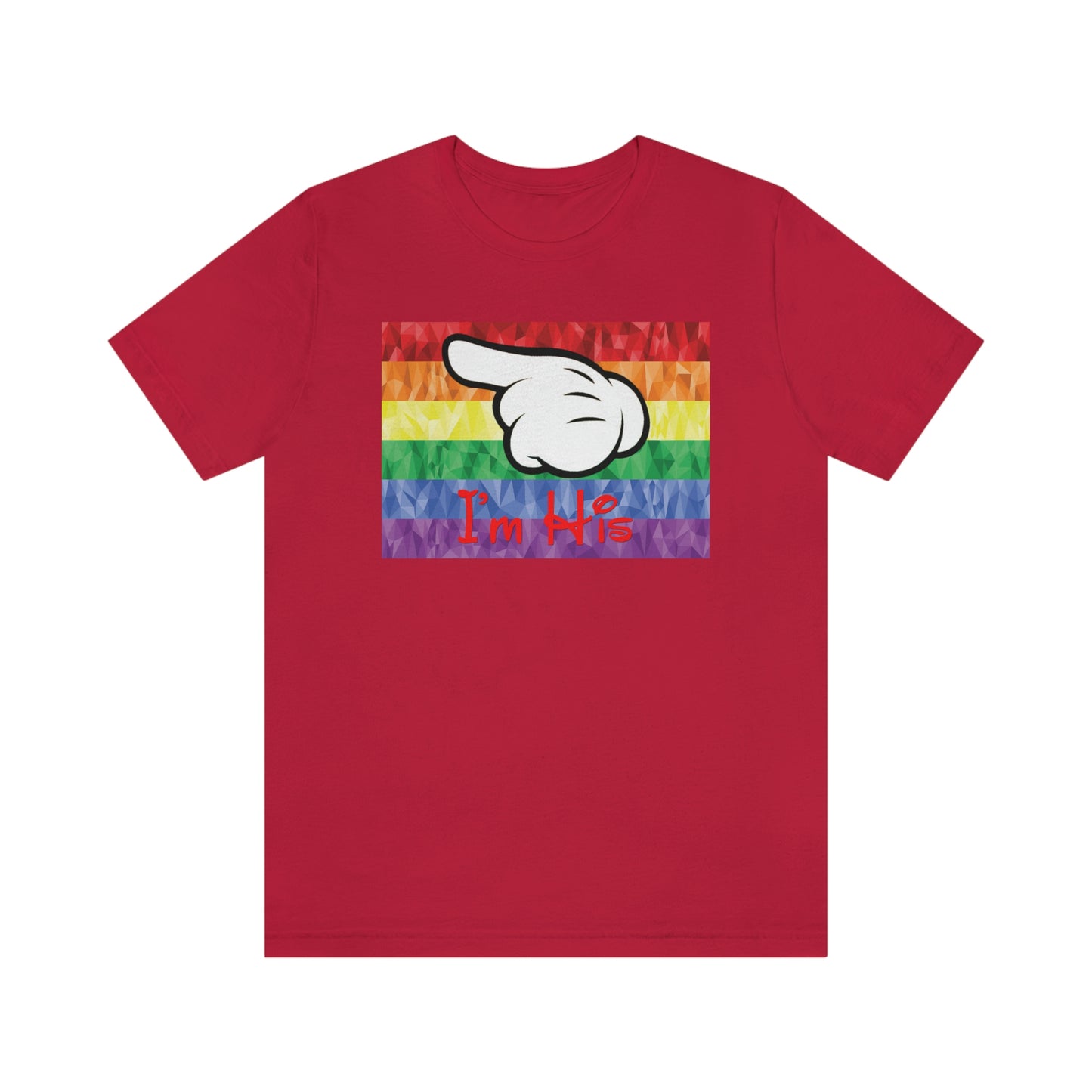 I'm His Mouse Hand Pointing Right Adult T-Shirt