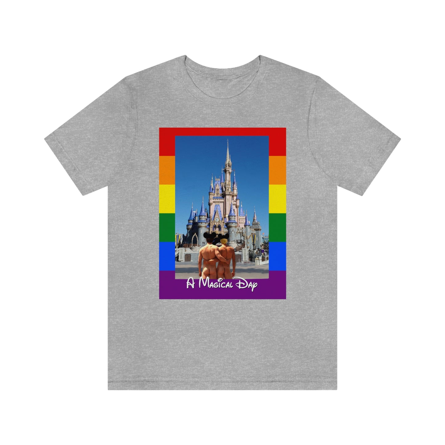 Camisetas para adultos del Orgullo Gay de un día mágico