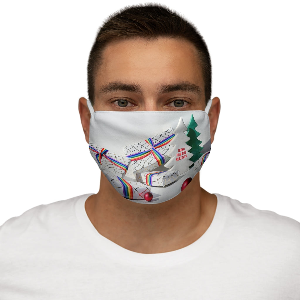 Masque facial en polyester/coton ajusté Homo pour les vacances