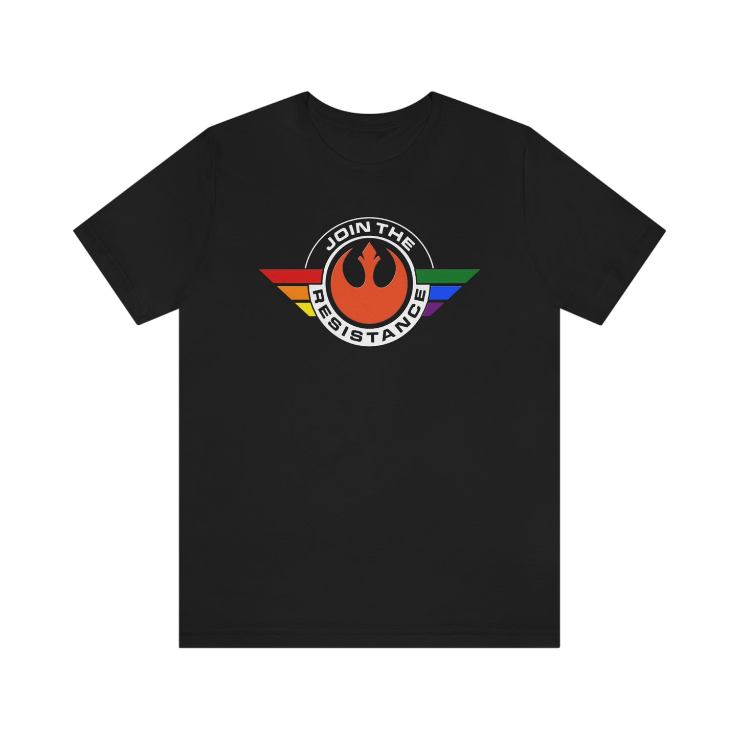 Únete a la camiseta unisex para adultos del Orgullo LGBTQ de la Resistencia