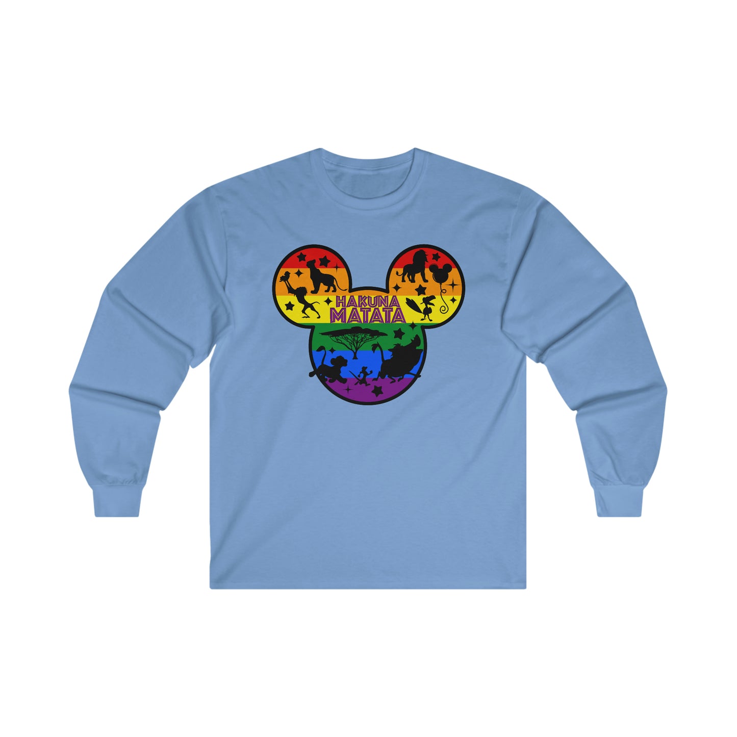 Hakuna Matata Gay Pride Adult Long Sleeve T-Shirt