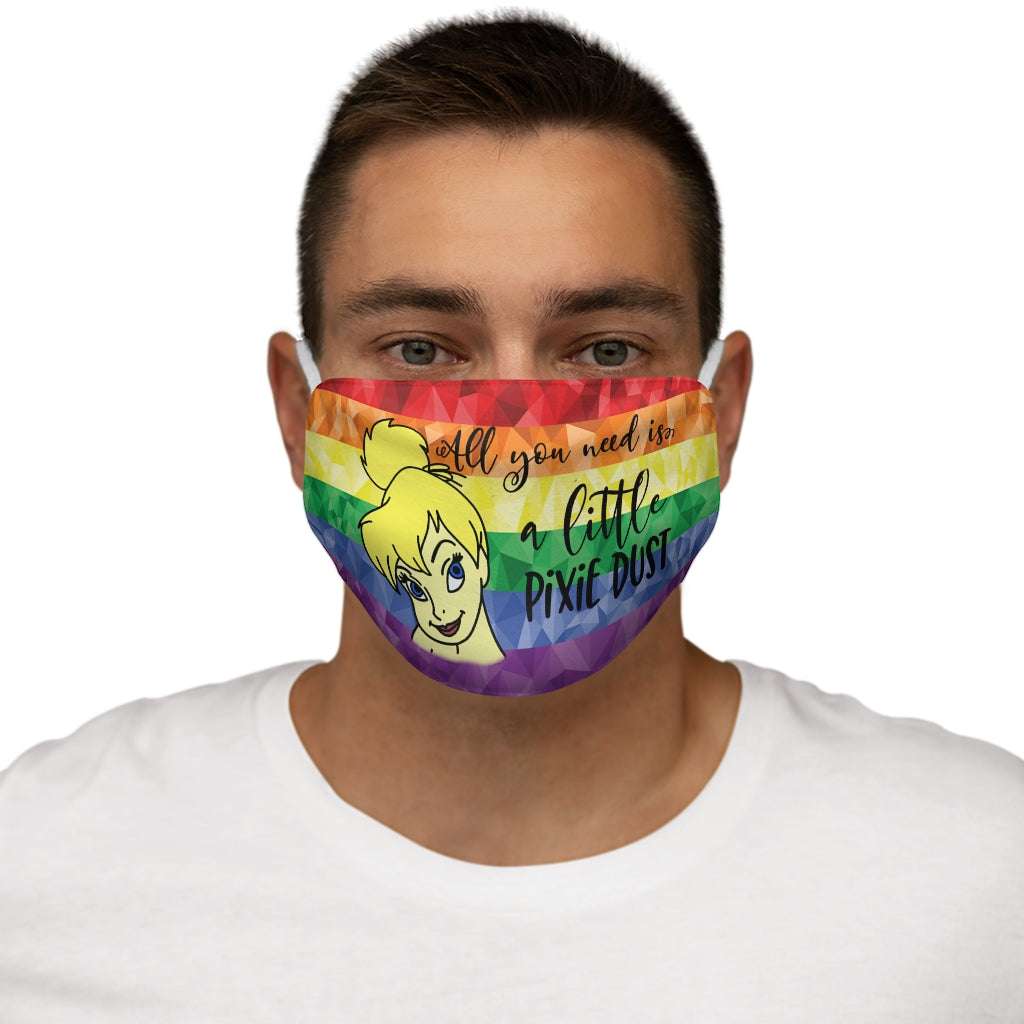 Pixie Dust Snug-Fit Polyester/Cotton Face Mask